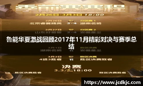 鲁能华夏激战回顾2017年11月精彩对决与赛季总结